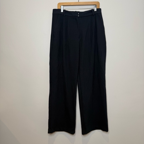 Abercrombie & Fitch Navy Wide Leg Pants Soft Feel NWT - Picture 5 of 13